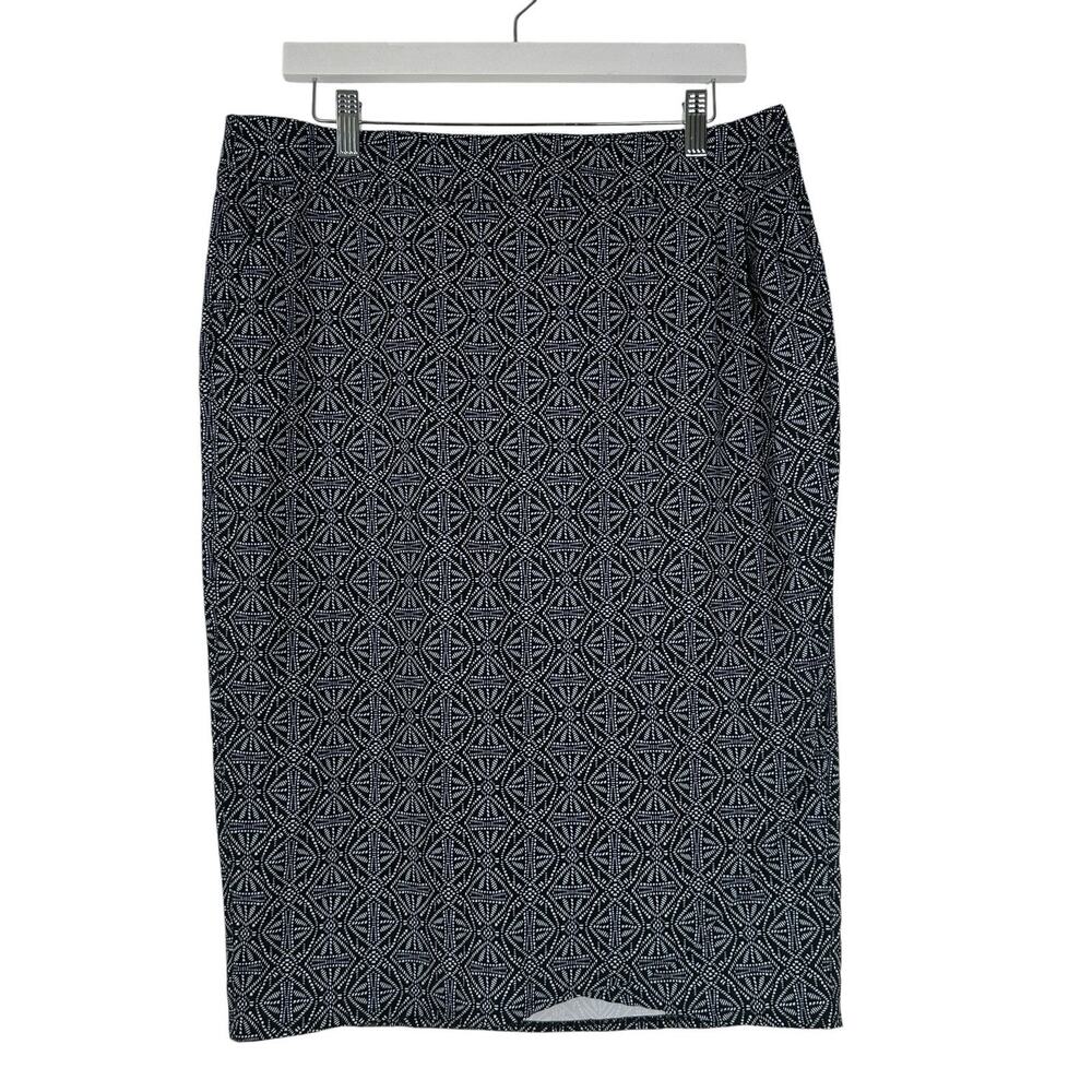 RipSkirt Hawaii Women Large Length 3 Wrap Skirt Black Geometric Coverup Travel